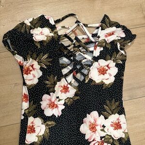 Floral Black Maxi Dress Super Soft